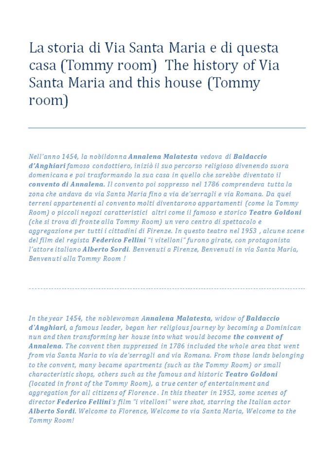 Tommyroom Florence Luaran gambar